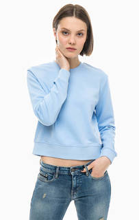 Синий свитшот из хлопка Calvin Klein Jeans
