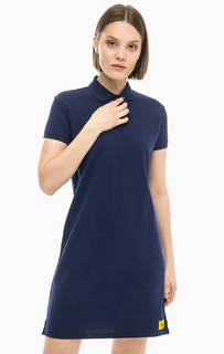 Хлопковое платье с отложным воротничком Calvin Klein Jeans