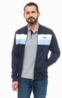 Синяя толстовка на молнии Barbour
