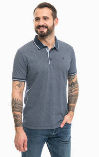 Хлопковая футболка поло в горошек Lerros