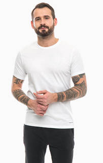 Комплект из двух белых футболок из хлопка Calvin Klein