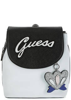 Рюкзак с нашивкой и брелоком Guess