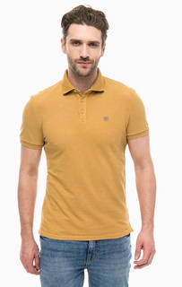 Желтая футболка поло из хлопка Mavi