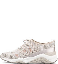 Текстильные кроссовки с вышивкой Ash