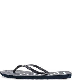 Пляжные сланцы синего цвета Roxy