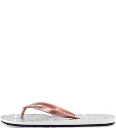 Сланцы с принтом на стельке Roxy