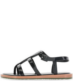 Черные сандалии на ремешке Melissa