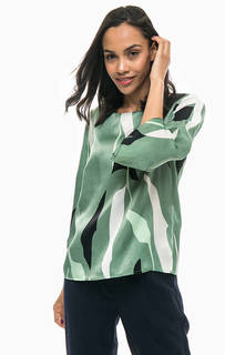 Зеленая блуза с расклешенными рукавами Vero Moda