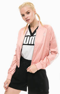 Розовая куртка бомбер Puma
