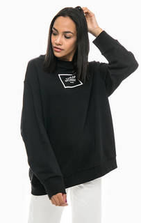 Черный хлопковый свитшот оверсайз Cheap Monday