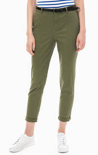 Брюки чиносы цвета хаки Scotch&Soda