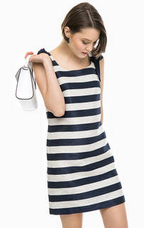 Платье в полоску с металлизированной нитью Kocca