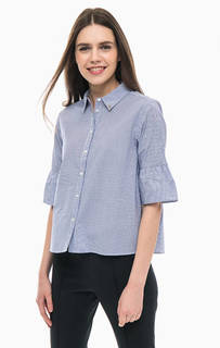 Хлопковая рубашка с короткими рукавами Scotch&Soda