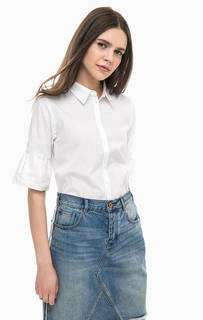 Хлопковая рубашка свободного кроя Scotch&Soda