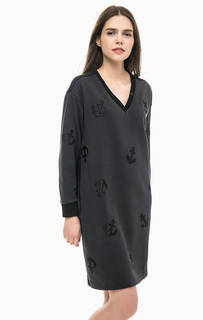 Платье свободного кроя с длинными рукавами Scotch&Soda