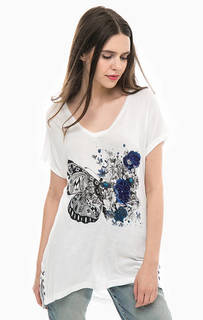 Туника-футболка с декоративной отделкой Desigual