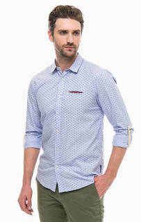 Хлопковая рубашка с длинными рукавами Scotch&Soda
