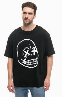 Хлопковая футболка с принтом Cheap Monday