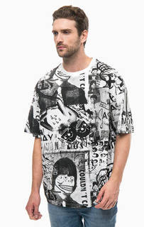 Хлопковая футболка с короткими рукавами Cheap Monday