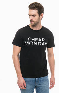 Хлопковая футболка с круглым вырезом Cheap Monday