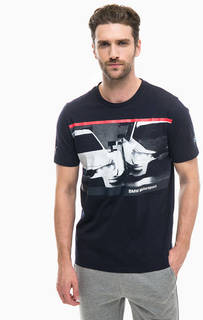 Хлопковая футболка с принтом Puma