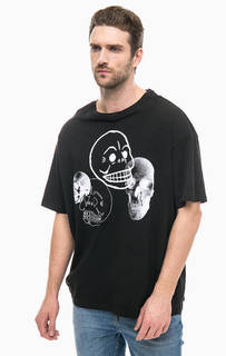 Хлопковая футболка с принтом Cheap Monday