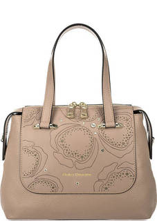 Кожаная сумка с декоративной отделкой Fiato Dream