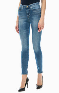 Джинсы скинни с заломами Guess