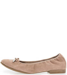 Бежевые замшевые балетки S.Oliver