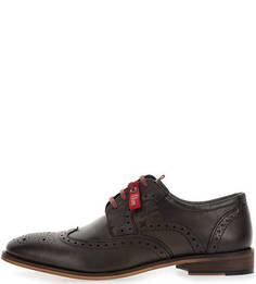 Кожаные туфли с брогированием S.Oliver