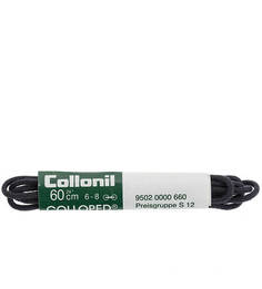 Тонкие шнурки синего цвета Collonil
