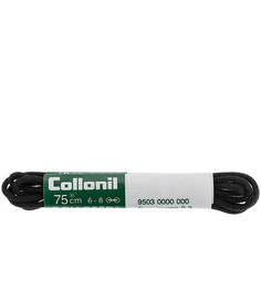 Тонкие шнурки черного цвета Collonil