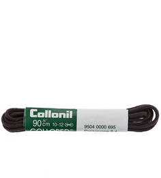Тонкие шнурки коричневого цвета Collonil