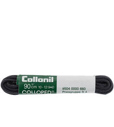 Тонкие шнурки синего цвета Collonil