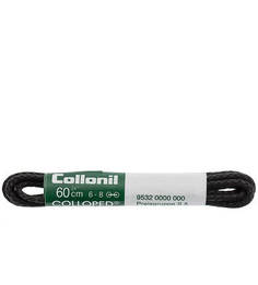 Тонкие шнурки черного цвета Collonil