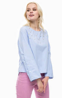 Блуза в полоску с широкими рукавами Only