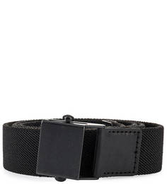 Черный текстильный ремень Lee