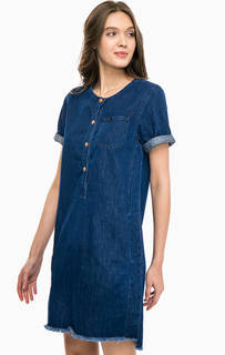 Синее джинсовое платье свободного кроя Lee