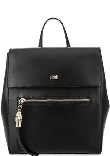 Черный рюкзак с карманом Cavalli Class