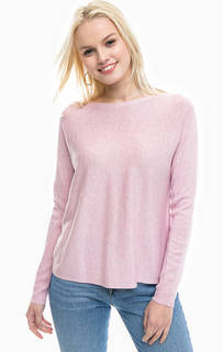 Розовый джемпер с вырезом лодочкой S.Oliver