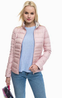 Розовый пуховик с карманами S.Oliver