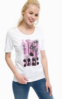 Хлопковая футболка с круглым вырезом Blue Seven