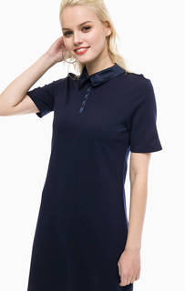Синее платье с короткими рукавами Blue Seven