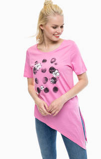 Футболка с цветочным принтом Blue Seven