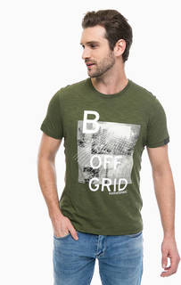 Хлопковая футболка с принтом S.Oliver