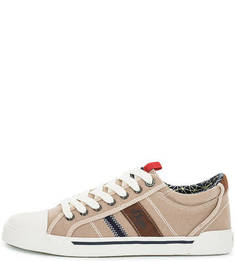 Текстильные кеды с контрастными вставками S.Oliver