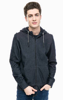 Хлопковая толстовка на молнии с капюшоном S.Oliver
