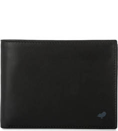 Черное кожаное портмоне Mandarina Duck