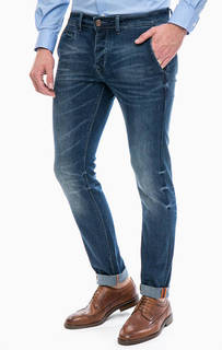 Зауженные джинсы с заломами Gaudi