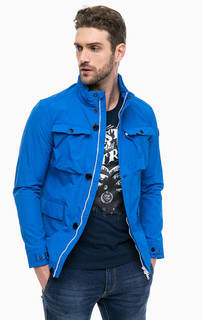 Синяя куртка с карманами Gaudi